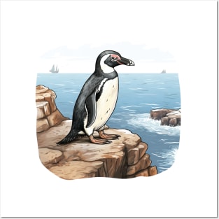 Galapagos Penguin Posters and Art